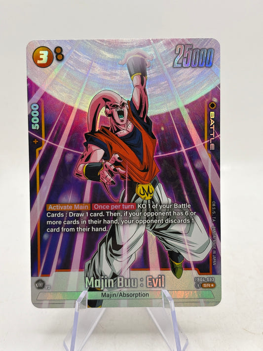 Dragon Ball Super Fusion World - Majin Buu : Evil FB04-093 SR* Alt Art NM