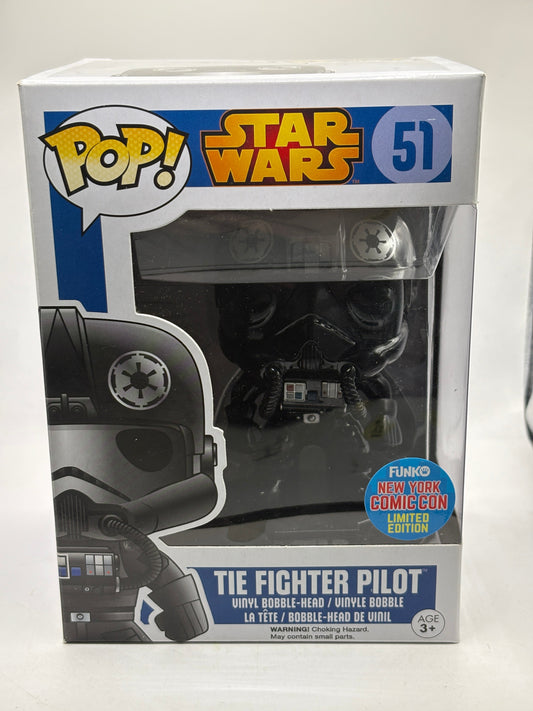 Funko POP! Star Wars #51 Tie Fighter Pilot New York Comic Con Limited Edition FRENLY BRICKS - Open 7 Days