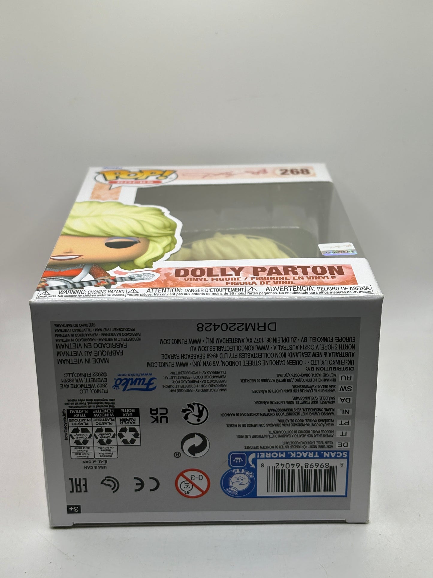 Funko POP! Rocks Dolly Parton #268 Dolly Parton FRENLY BRICKS - Open 7 Days
