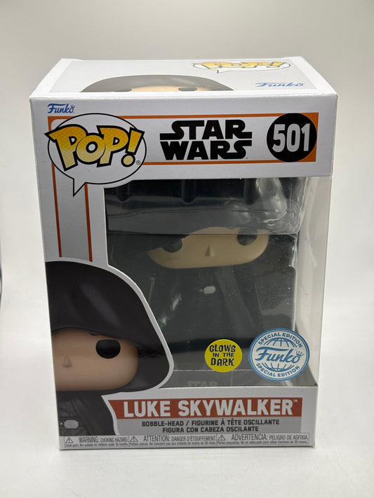 Funko POP! Star Wars #501 Luke Skywalker Glow Special Edition FRENLY BRICKS - Open 7 Days