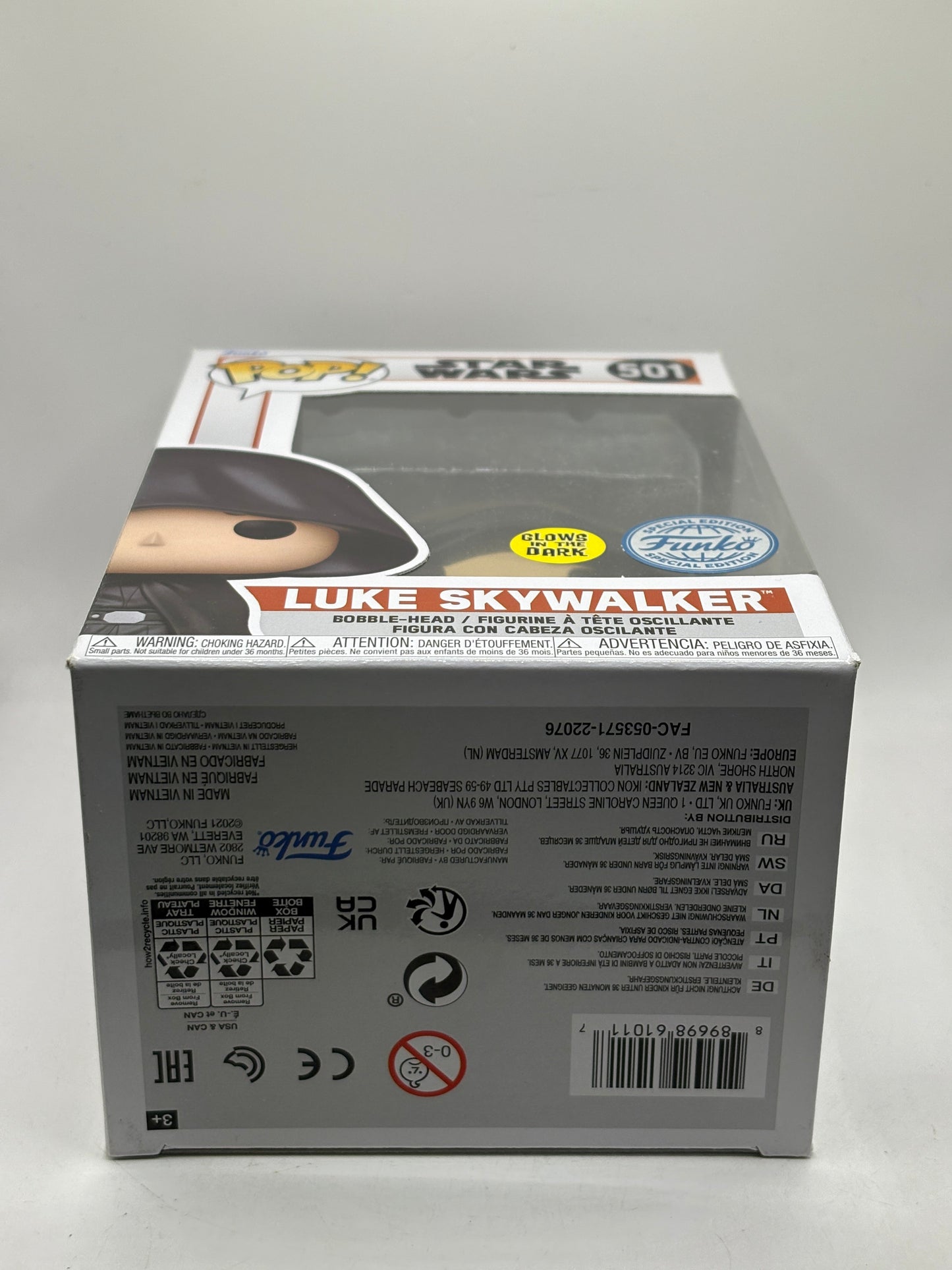 Funko POP! Star Wars #501 Luke Skywalker Glow Special Edition FRENLY BRICKS - Open 7 Days