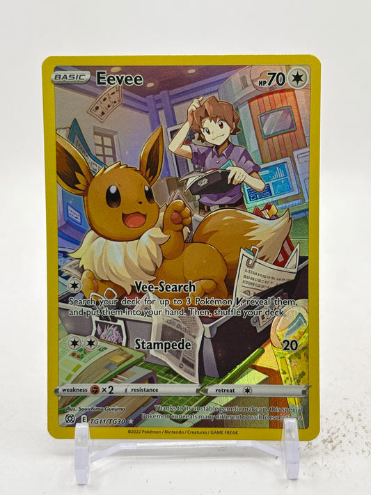 Pokemon TCG Brilliant Stars - Eevee TG11/TG30 Full Art NM