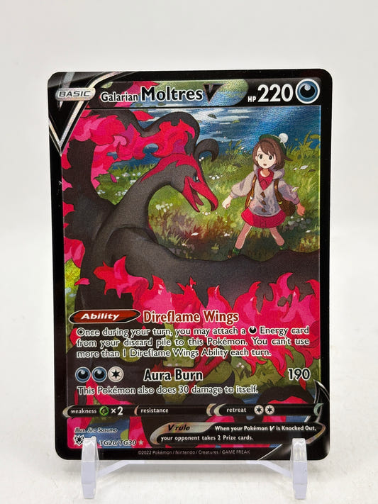 Pokemon TCG Astral Radiance - Galarian Moltres V TG20/TG30 Full Art NM