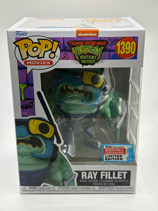 Funko POP! Movies TMNT Mutant Mayhem #1390 Ray Fillet 2023 Fall Con Limited FRENLY BRICKS - Open 7 Days