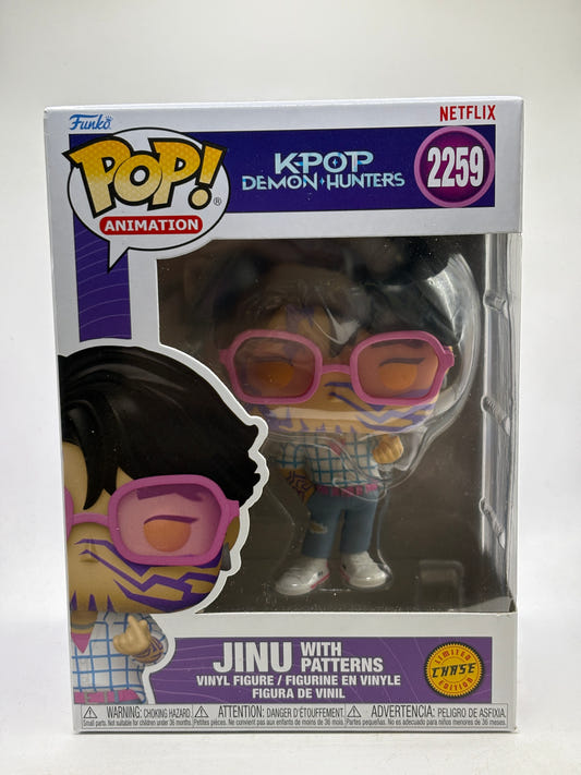 Funko POP! Animation K-POP Demon Hunters #2259 Jinu with Patterns Chase