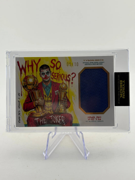 2025-26 Tyson Beck - Nikola Jokic 05/10 Patch Why So Serious? FRENLY BRICKS - Open 7 Days