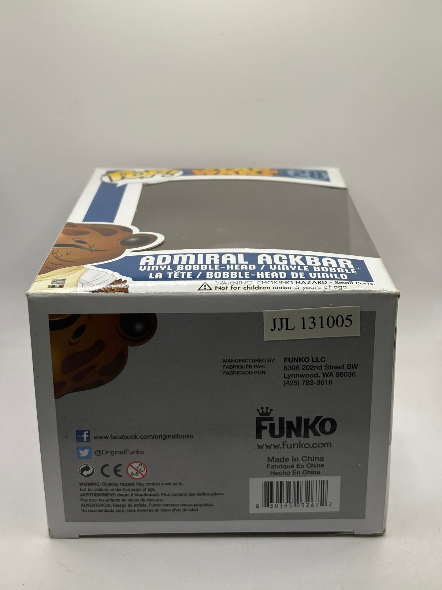 Funko POP! Star Wars #28 Admiral Ackbar 2013 *NO MOULD* FRENLY BRICKS - Open 7 Days