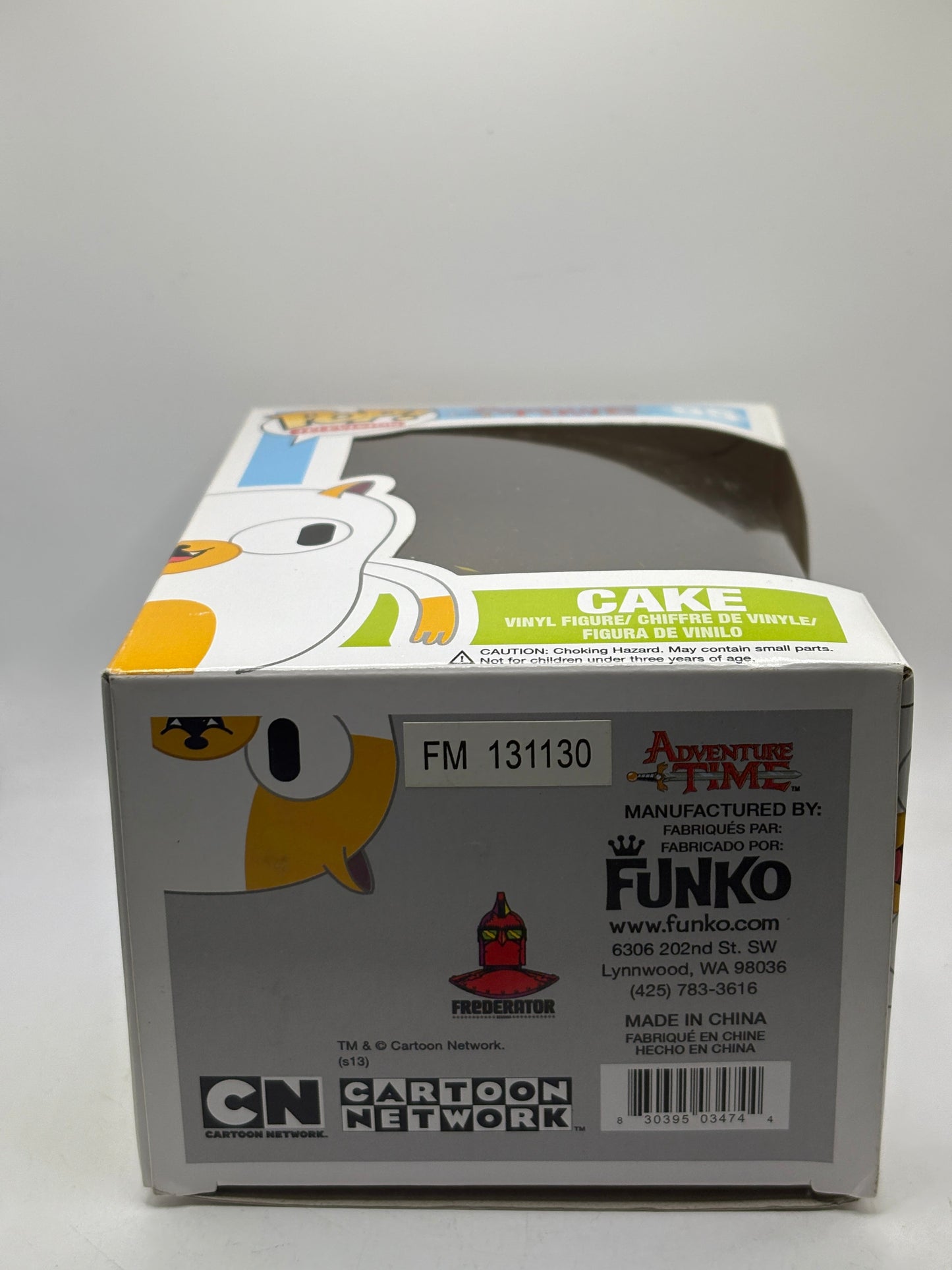 Funko POP! Television Adventure Time #55 Cake 2013 *NO MOULD* FRENLY BRICKS - Open 7 Days