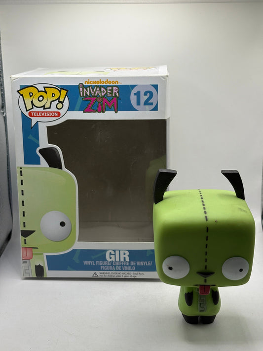 Funko POP! Television Invader Zim #12 GIR Vinyl Figure 2014 *NO MOULD* FRENLY BRICKS - Open 7 Days