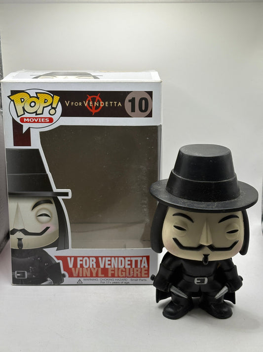 Funko POP! Movies V for Vendetta #10 V for Vendetta 2014 *NO MOULD* FRENLY BRICKS - Open 7 Days