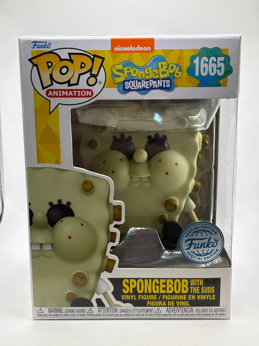 Funko POP! Animation Spongebob #1665 Spongebob with the Suds Vinyl Figure