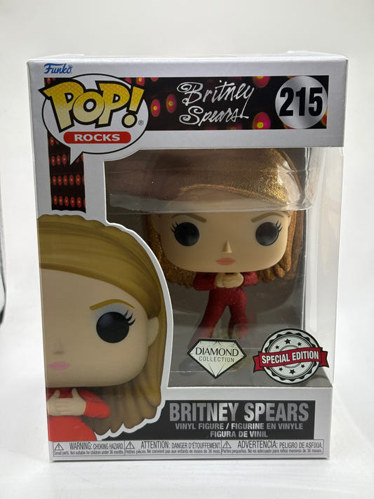 Funko POP! Rocks Britney Spears #215 Britney Spears Diamond Special Edition