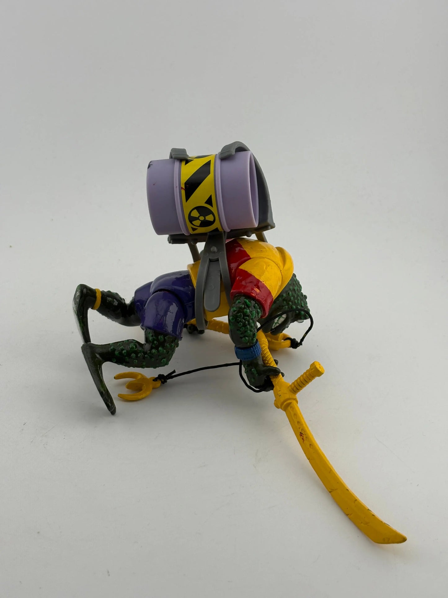 Vintage TMNT 1989 Genghis Frog Action Figure Teenage Mutant Ninja Turtles Custom FRENLY BRICKS - Open 7 Days