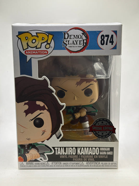 Funko POP! Animation Demon Slayer #874 Tanjiro Kamado Special Edition Vinyl Figure