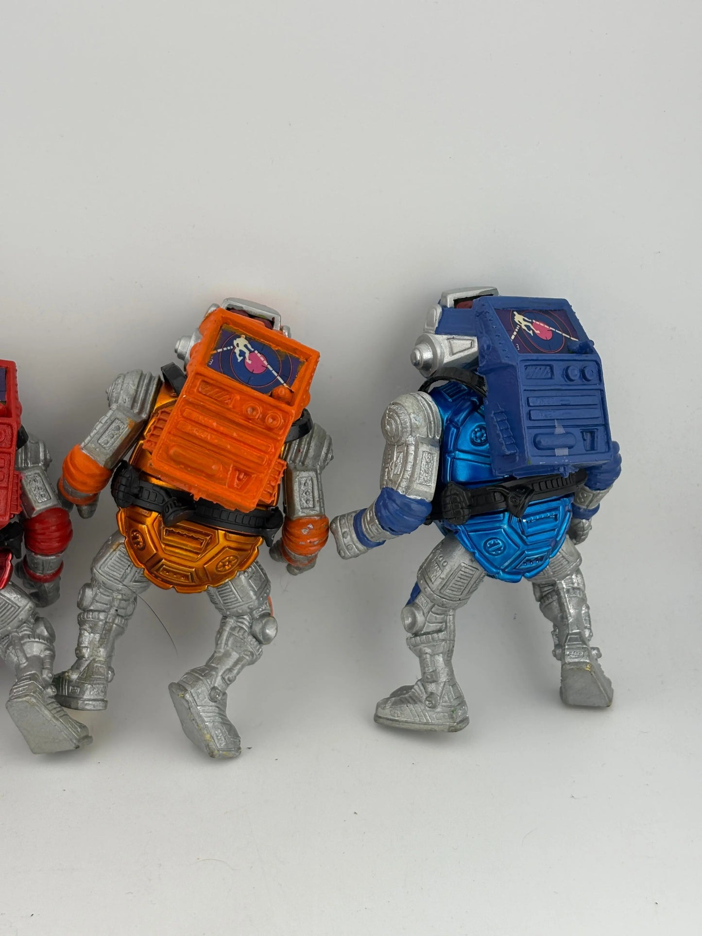 1989 Metalhead TMNT Figures CUSTOM x 4 All Turtles Lot LOOSE FRENLY BRICKS - Open 7 Days