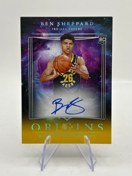2023-24 Panini Origins - Ben Sheppard Origins Auto 05/10 Rookie FRENLY BRICKS - Open 7 Days