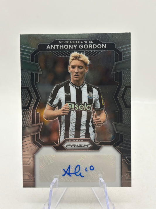 2023-24 Panini Prizm Anthony Gordon Signatures Auto Silver Newcastle United S-AG FRENLY BRICKS - Open 7 Days