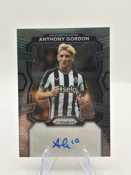 2023-24 Panini Prizm Anthony Gordon Signatures Auto Silver Newcastle United S-AG