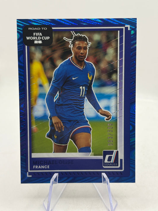 Michael Olise France 2025-26 Donruss Soccer Road FIFA Blue Swirl /399 #140 FRENLY BRICKS - Open 7 Days