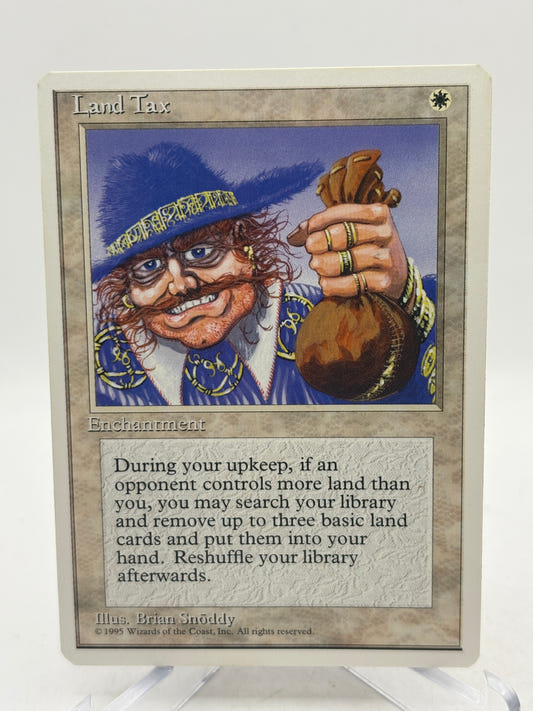 Land Tax MTG | MP | Fourth Edition DB03 Magic the Gathering