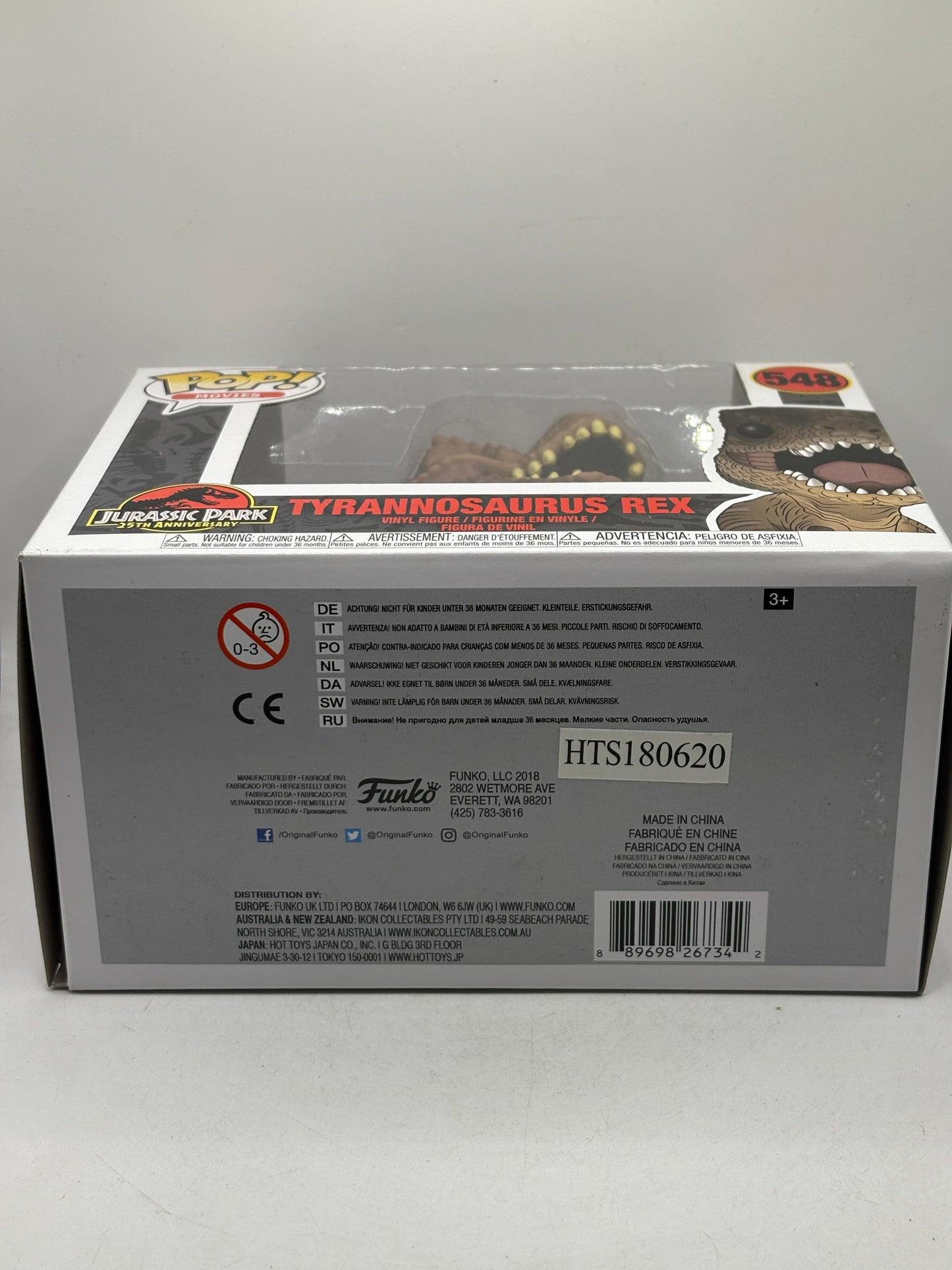 Funko POP! Movies Jurassic Park #548 Tyrannosaurus Rex Vinyl Figure FRENLY BRICKS - Open 7 Days