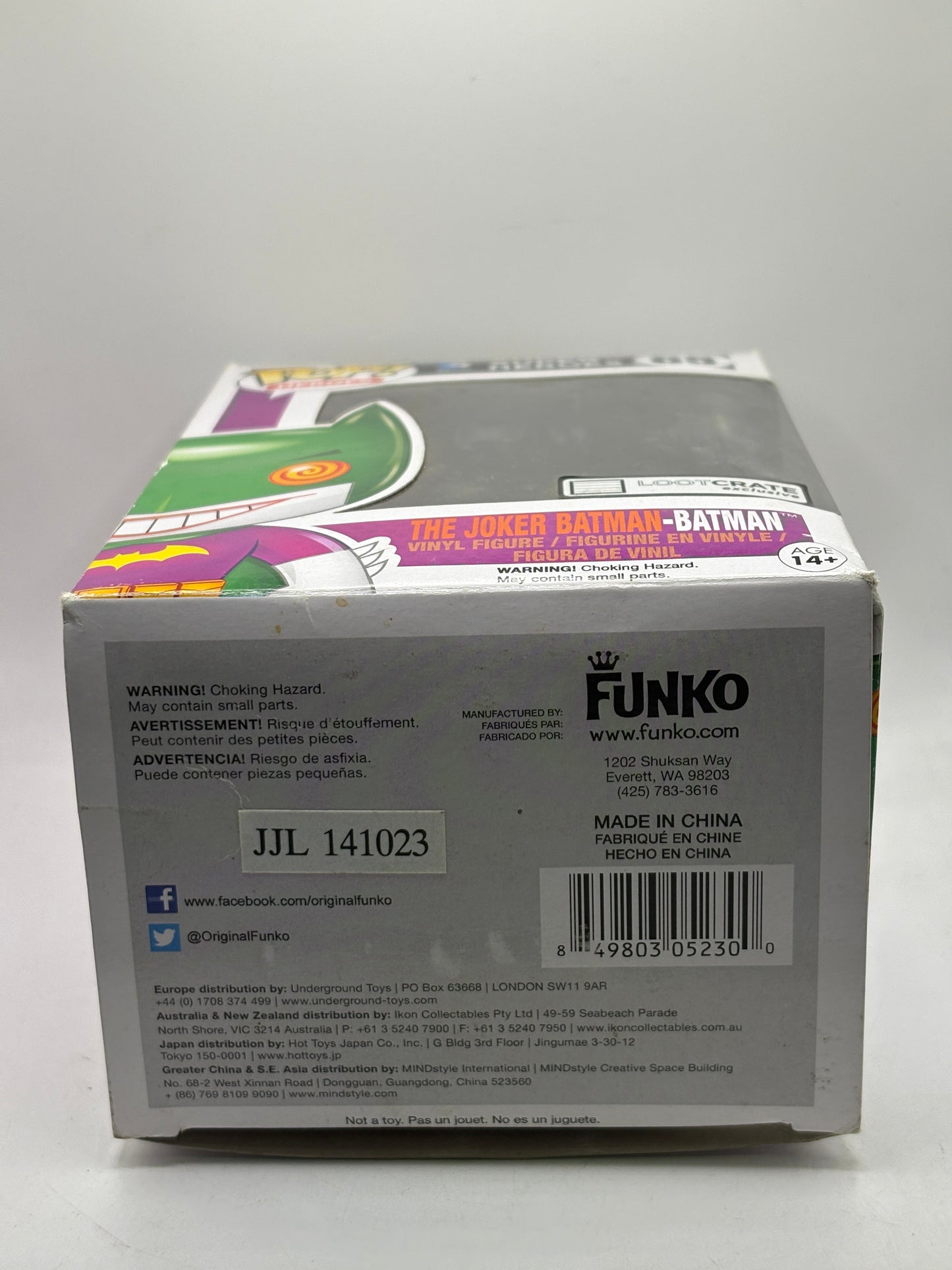 Funko POP! Heroes DC Super Heroes #65 The Joker Batman *NO MOULD* FRENLY BRICKS - Open 7 Days