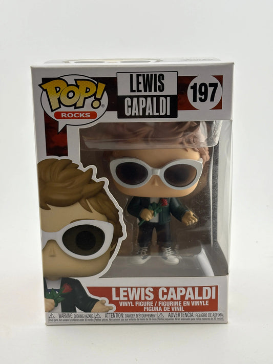 Funko POP! Rocks Lewis Capaldi #197 Lewis Capaldi Vinyl Figure FRENLY BRICKS - Open 7 Days