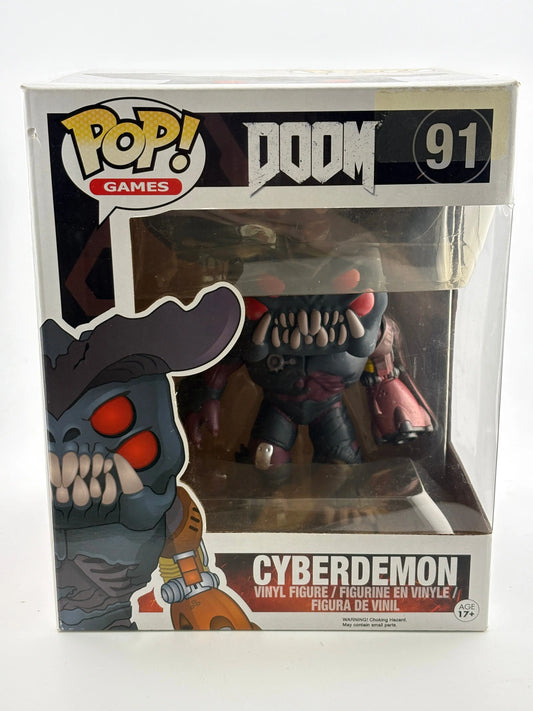 Funko POP! Games DOOM #91 Cyberdemon Vinyl Figure FRENLY BRICKS - Open 7 Days