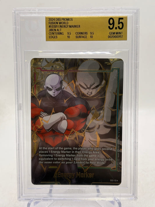 2024 Dragon Ball Super Fusion World - Energy Marker Jiren E03-01 Alt BGS 9.5