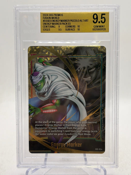 2024 Dragon Ball Super Fusion World - Energy Marker E03-03 Alt Piccolo BGS 9.5