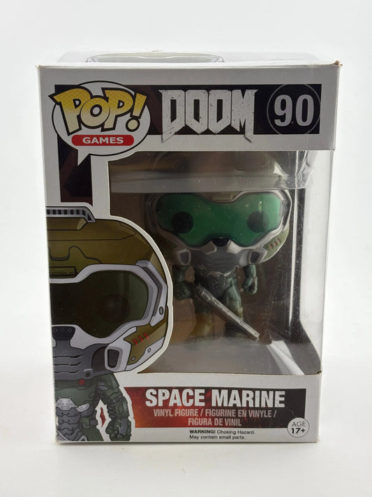 Funko POP! Games DOOM #90 Space Marine Vinyl Figure FRENLY BRICKS - Open 7 Days