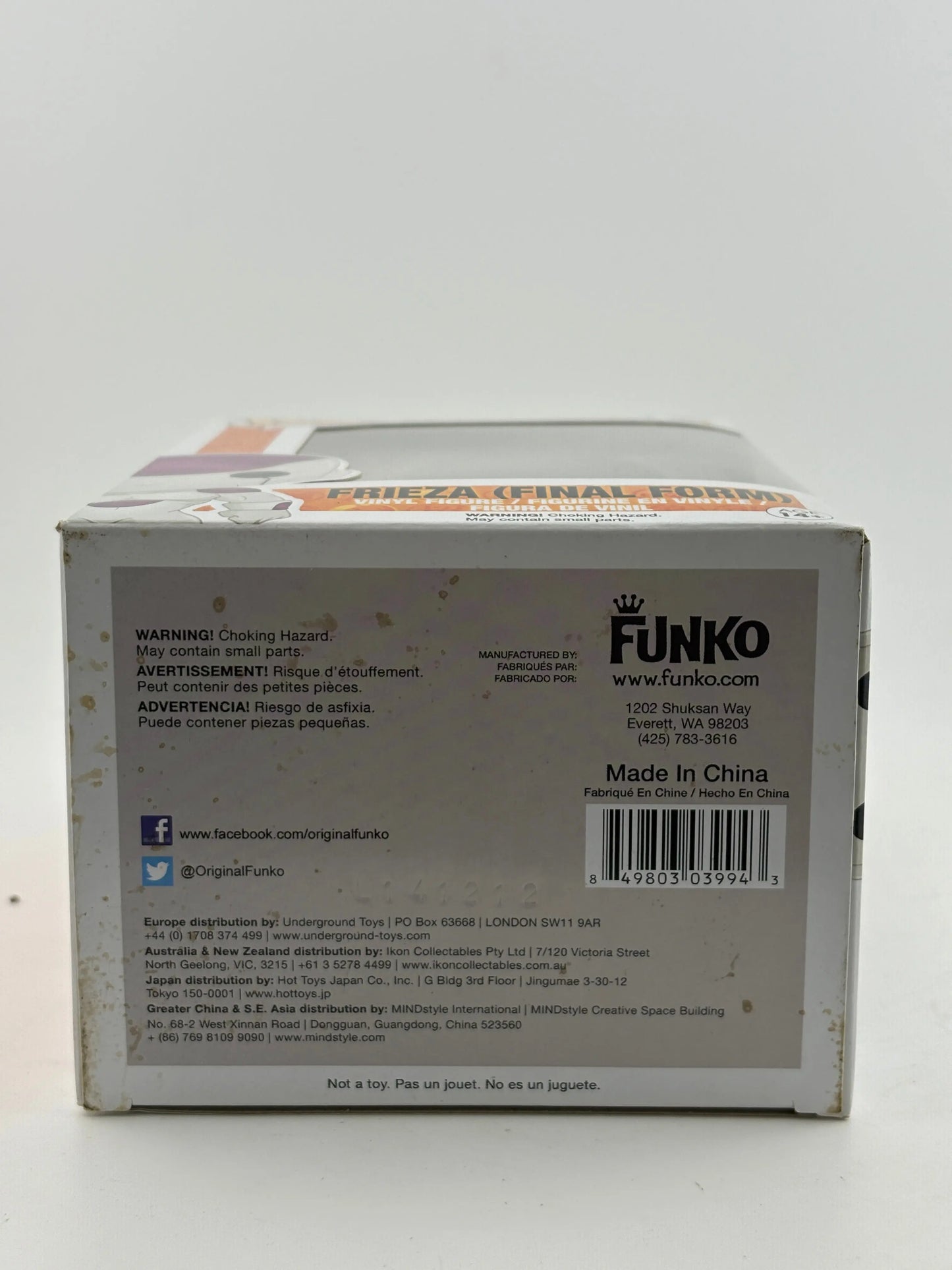 Funko POP! Animation Dragon Ball Z #12 Frieza (Final Form) Vinyl Figure FRENLY BRICKS - Open 7 Days
