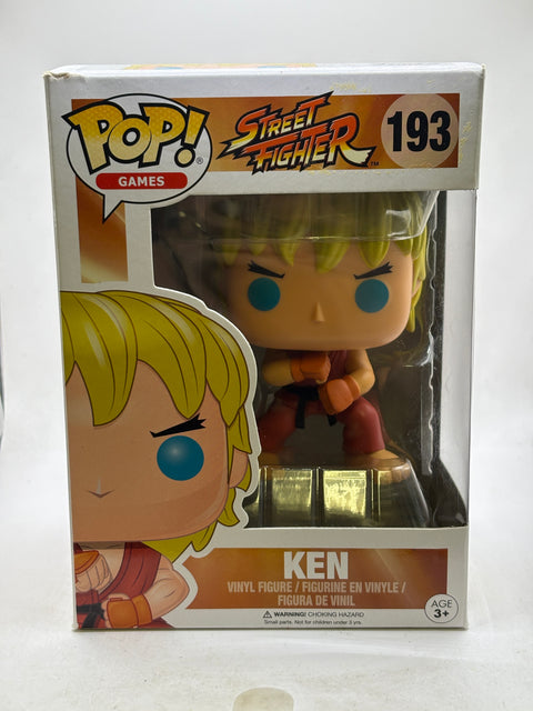 Funko POP! Games Street Fighter #193 Ken Vinyl Figure