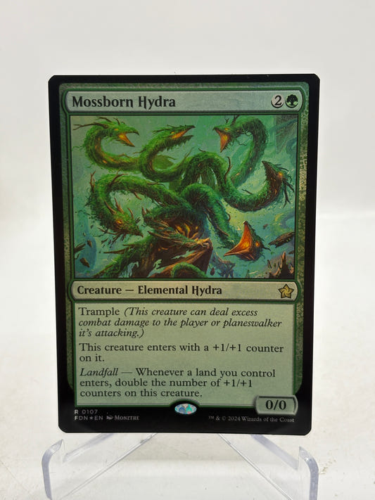 Magic the Gathering - Mossborn Hydra R Foil 0107 FDN