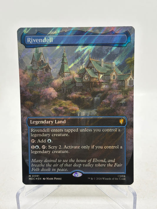Wizards of the Coast MTG Rivendell Legendary Land Foil Rare HOC 0091 English