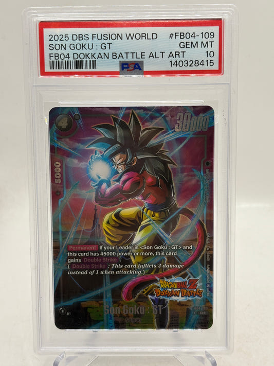 2025 Dragon Ball Super Fusion World - Son Goku : GT FB04-109 PSA 10 Alt