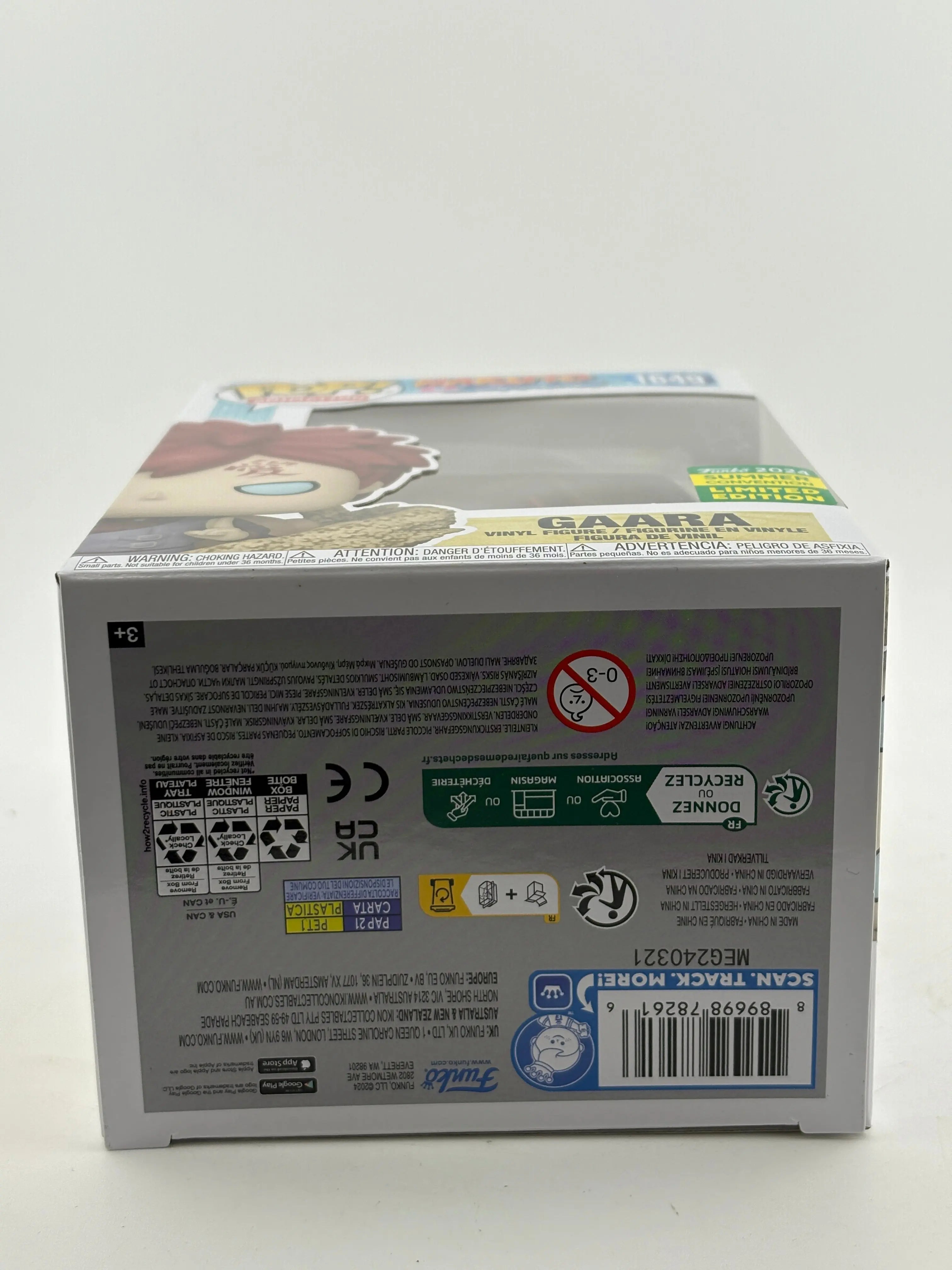 Funko POP! Animation Naruto Shippuden #1649 Gaara 2024 Summer Con LE FRENLY BRICKS - Open 7 Days