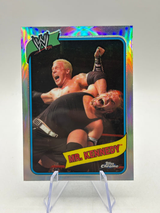 Topps Chrome WWE Heritage 2008 #51 Mr. Kennedy Silver Refractor FRENLY BRICKS - Open 7 Days