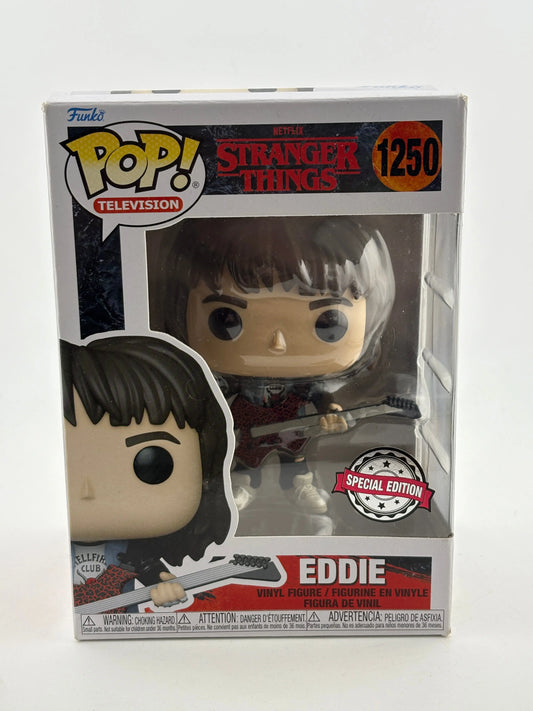 Funko POP! Television Stranger Things #1250 Eddie Special Edition FRENLY BRICKS - Open 7 Days
