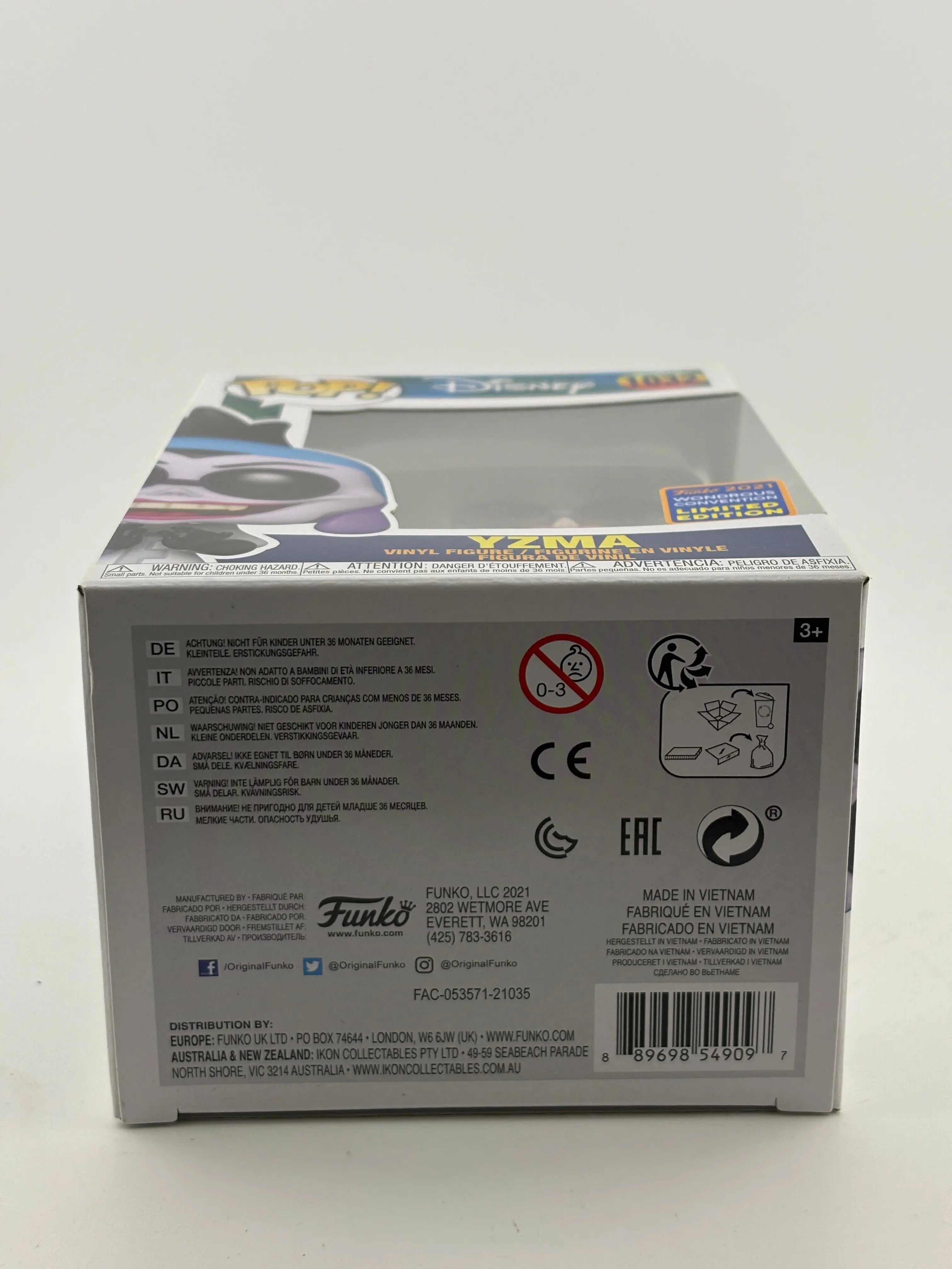 Funko POP! Disney #1032 Yzma 2021 Wondrous Convention Limited FRENLY BRICKS - Open 7 Days
