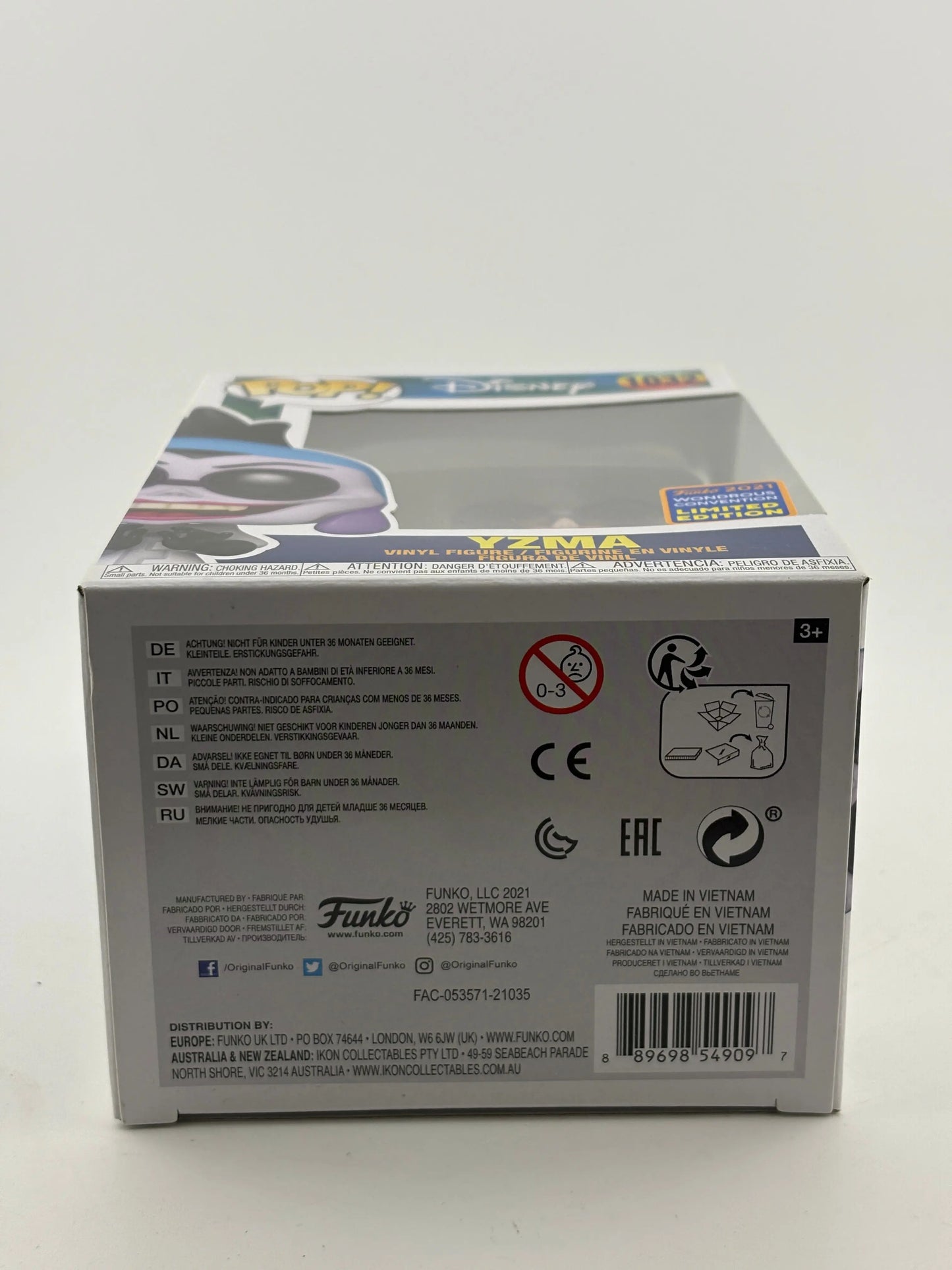 Funko POP! Disney #1032 Yzma 2021 Wondrous Convention Limited FRENLY BRICKS - Open 7 Days