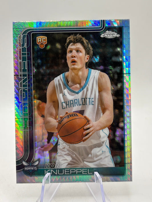 2025-26 Topps Chrome #254 Kon Knueppel Silver Wave FRENLY BRICKS - Open 7 Days