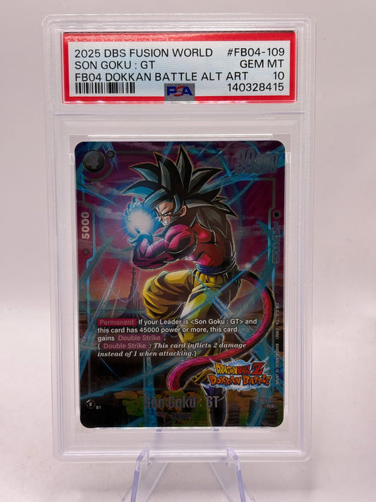 2025 Dragon Ball Super Fusion World - Son Goku : GT FB04-109 Alt PSA 10