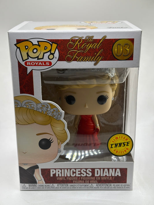 Funko POP! Royals The Royal Family #03 Princess Diana Limited Chase Edition FRENLY BRICKS - Open 7 Days