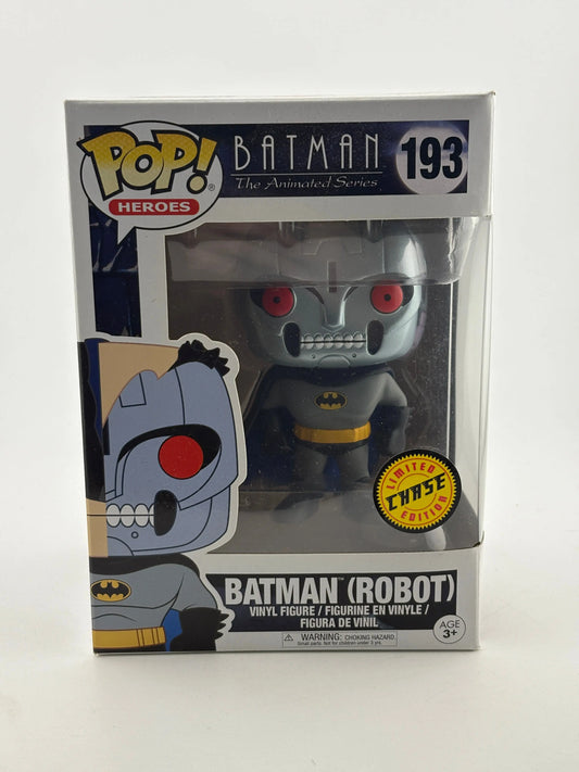 Funko POP! Heroes Batman Animated Series #193 Batman (Robot) Limited Chase FRENLY BRICKS - Open 7 Days