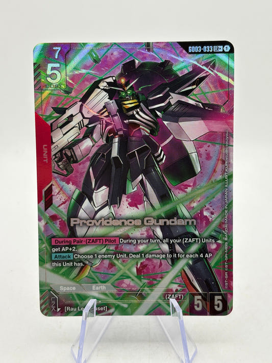 Gundam TCG - Providence Gundam GD03-033 LR+ Alternate Art NM