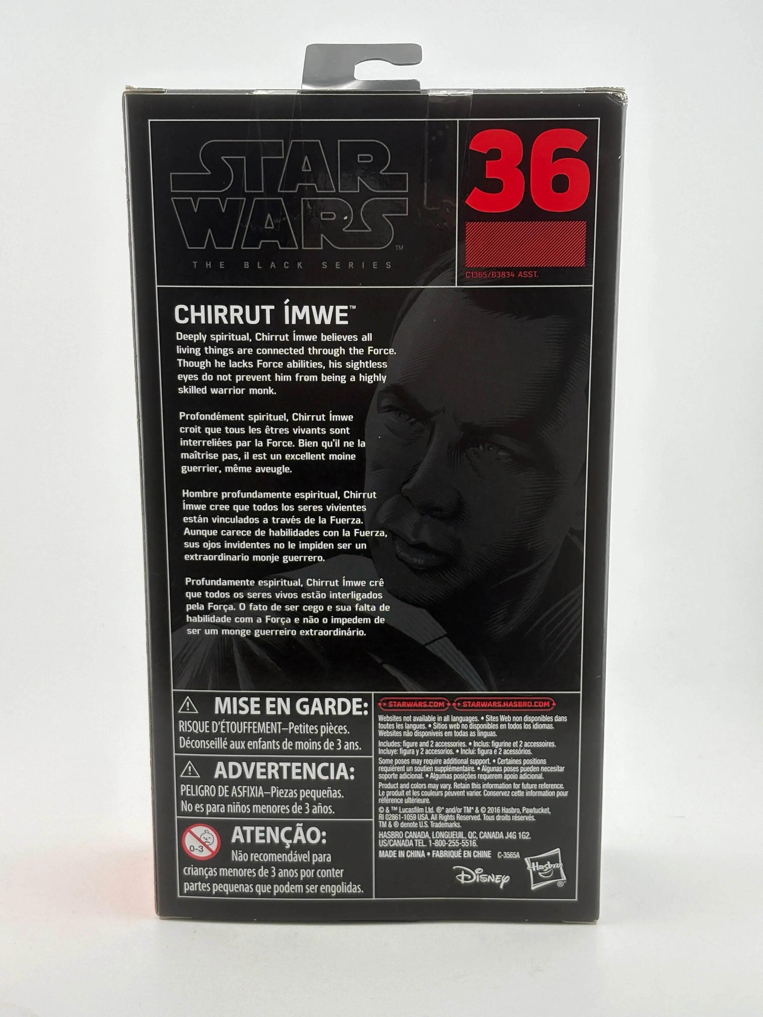Star Wars The Black Series - Chirrut Imwe Figure Sealed New FRENLY BRICKS - Open 7 Days