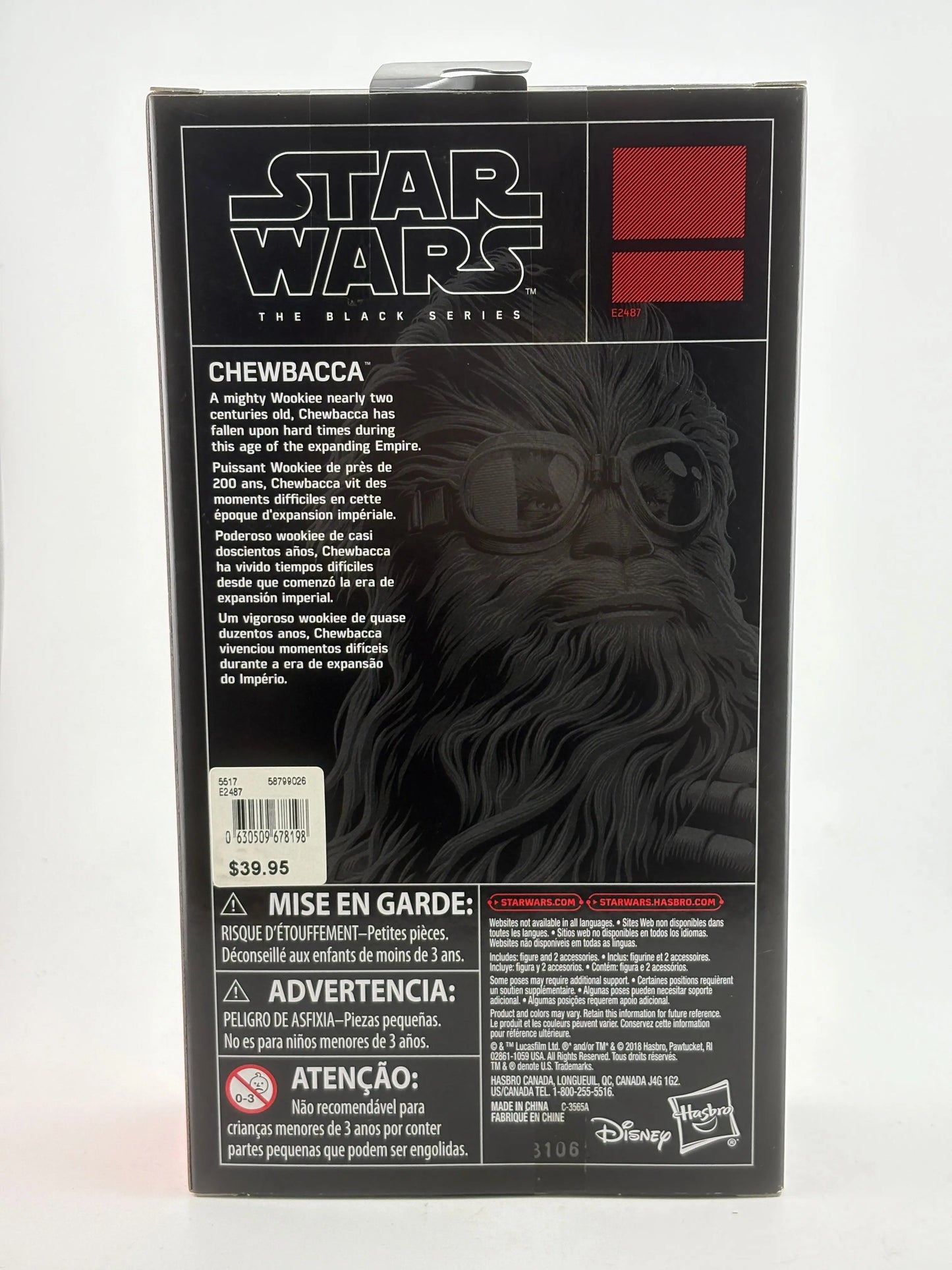 Star Wars The Black Series - Chewbacca Figure Sealed New FRENLY BRICKS - Open 7 Days