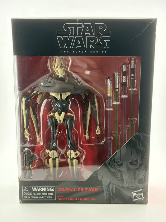 Star Wars The Black Series - General Grievous Figure Sealed & New FRENLY BRICKS - Open 7 Days