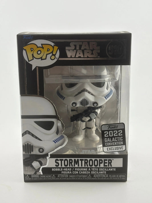 Funko POP! Star Wars #510 Stormtrooper 2022 Galactic Convention Exclusive FRENLY BRICKS - Open 7 Days